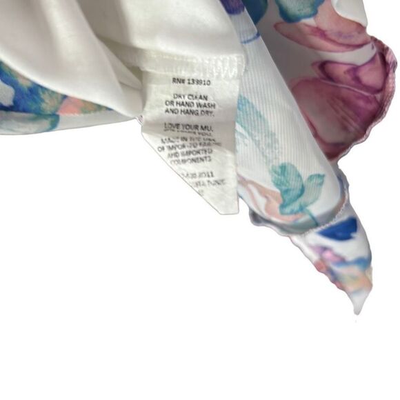 SHOW ME YOUR MUMU Floral Tunic Dress Cover Up Fully Lined Size Large - Picture 3 of 8